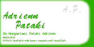 adrienn pataki business card